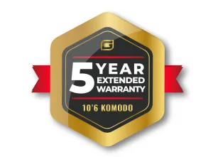 10'6 Komodo 5 Year Extended Warranty