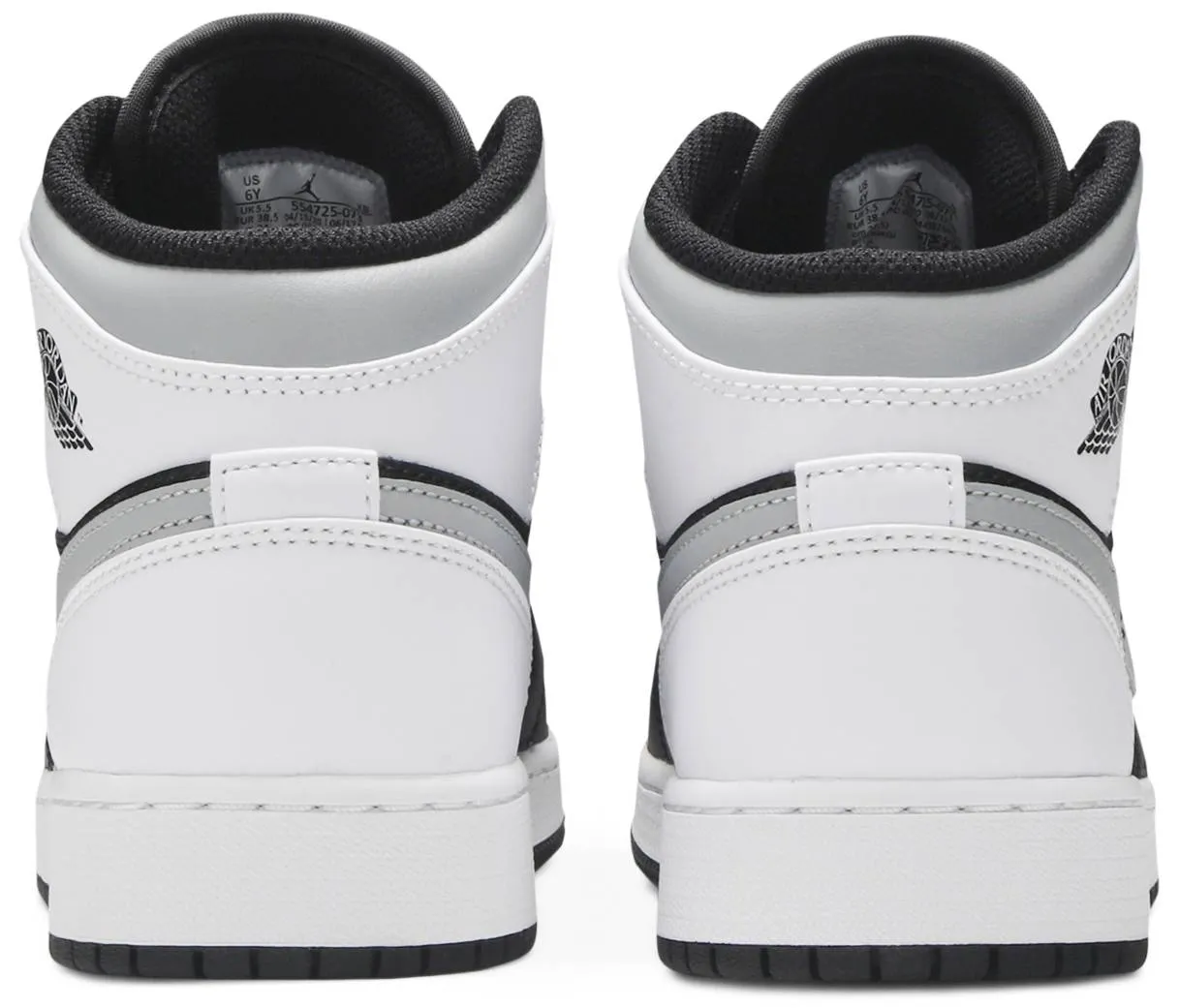 Air Jordan 1 Mid GS 'White Shadow'