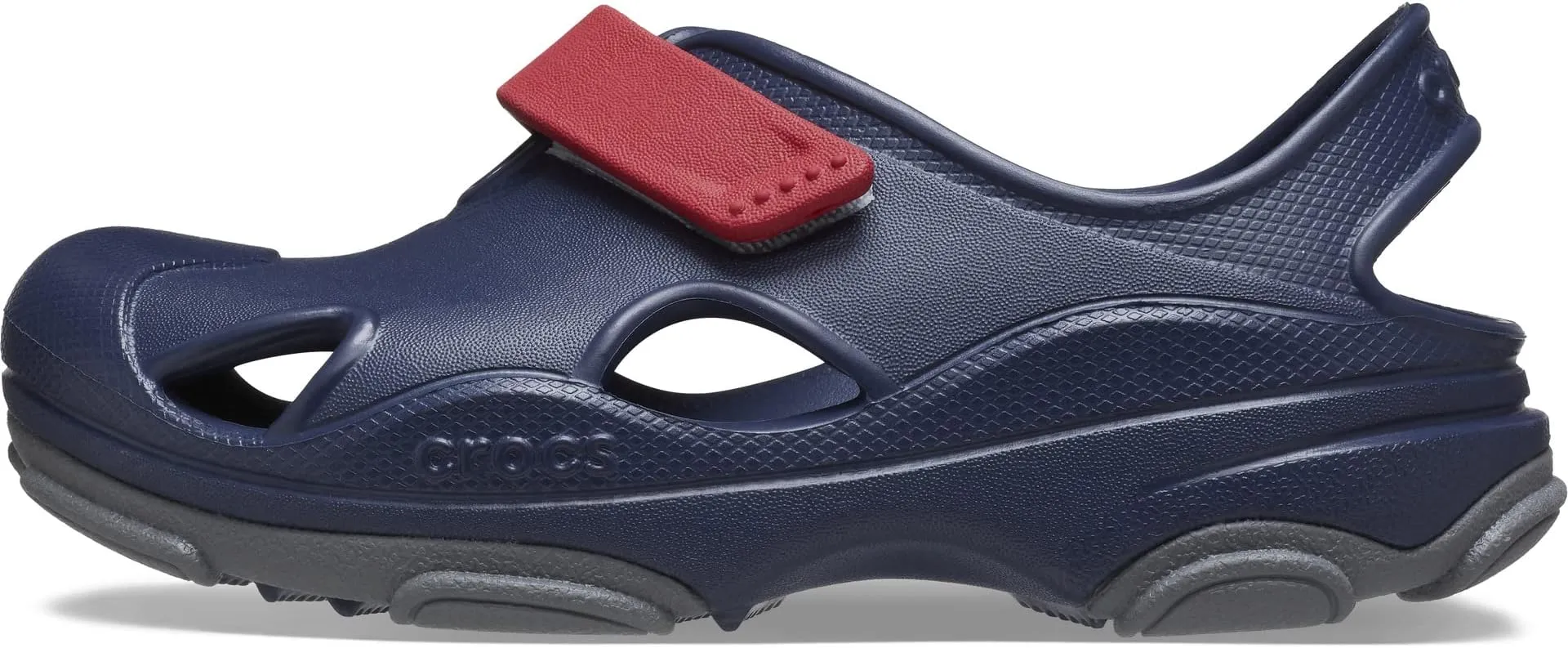 All Terrain Fisherman Sandal Crocs, Navy/Pepper