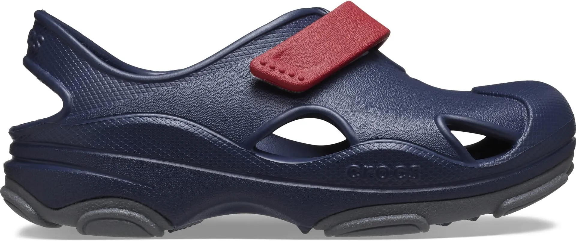 All Terrain Fisherman Sandal Crocs, Navy/Pepper