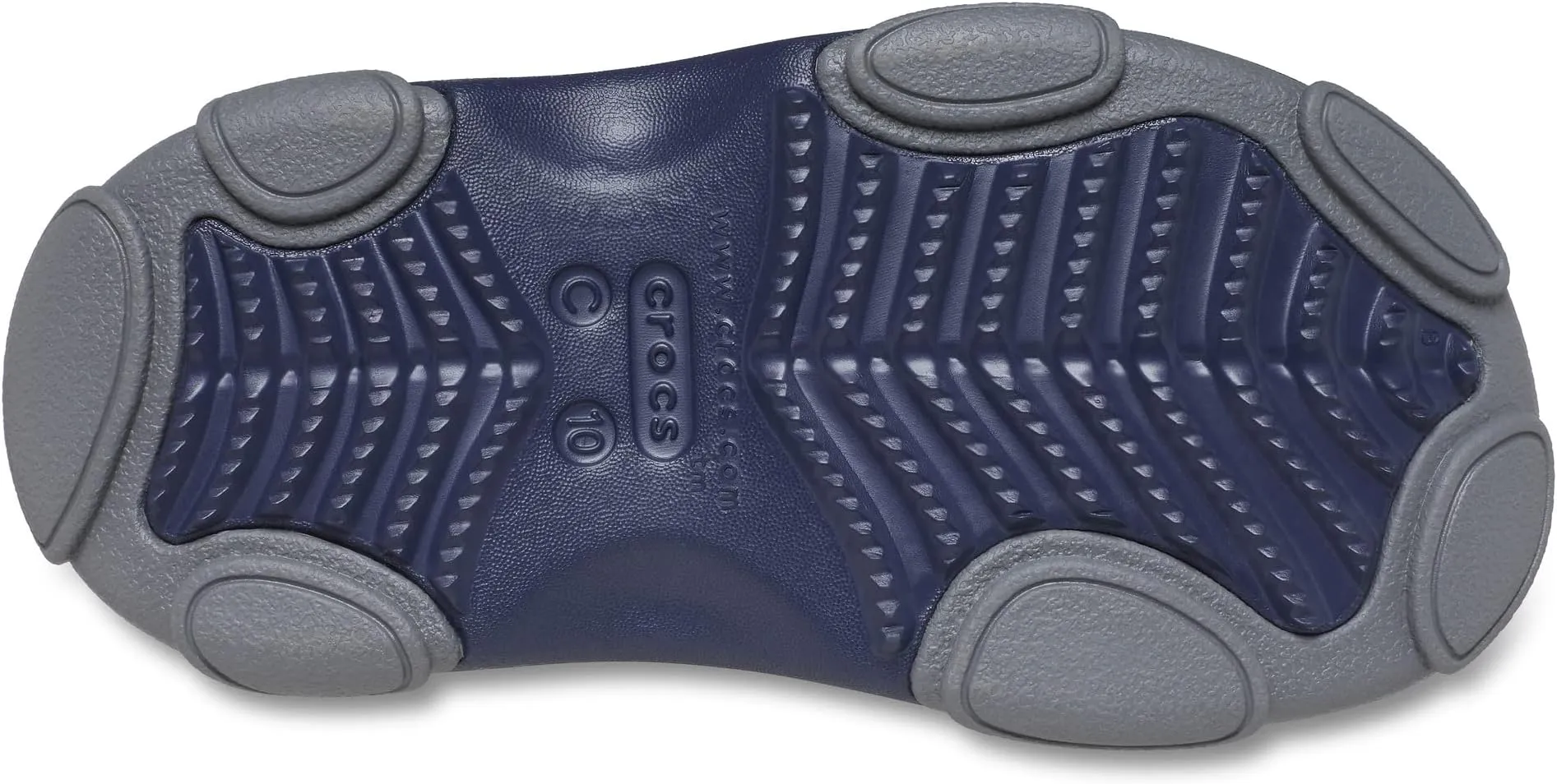 All Terrain Fisherman Sandal Crocs, Navy/Pepper