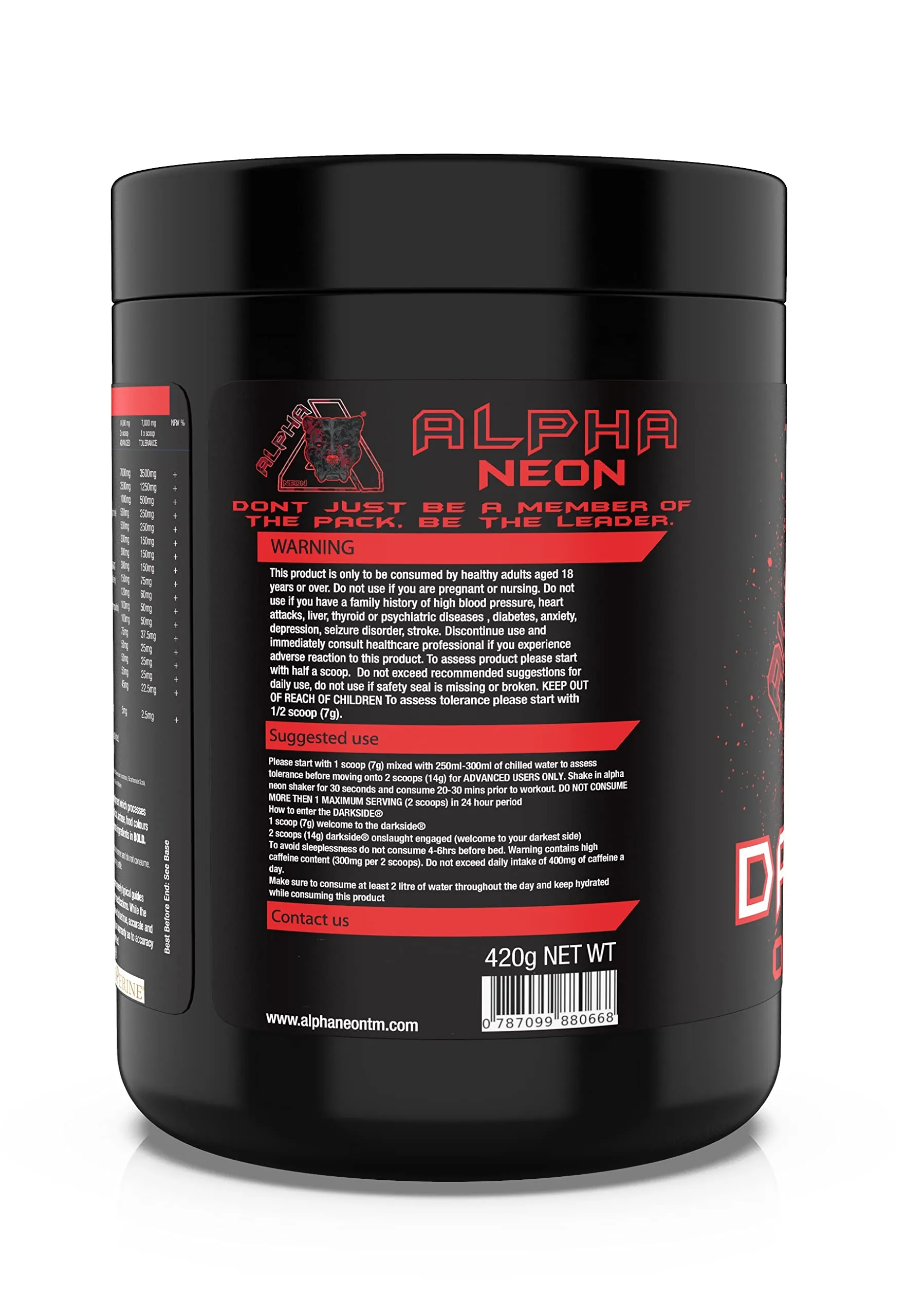 Alpha Neon Darkside Onslaught 480g