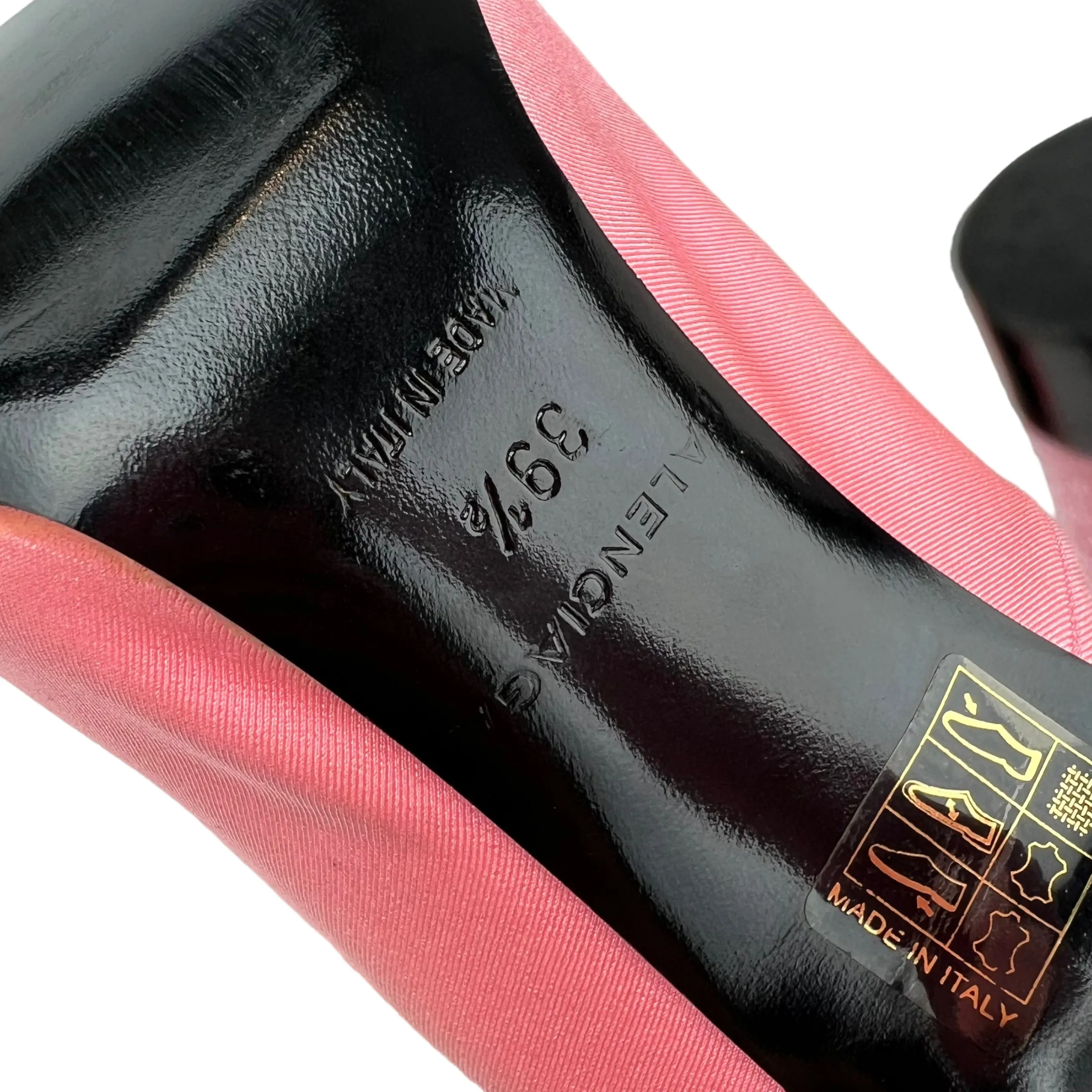 Balenciaga SS 2017 Pink Spandex Knife Pumps