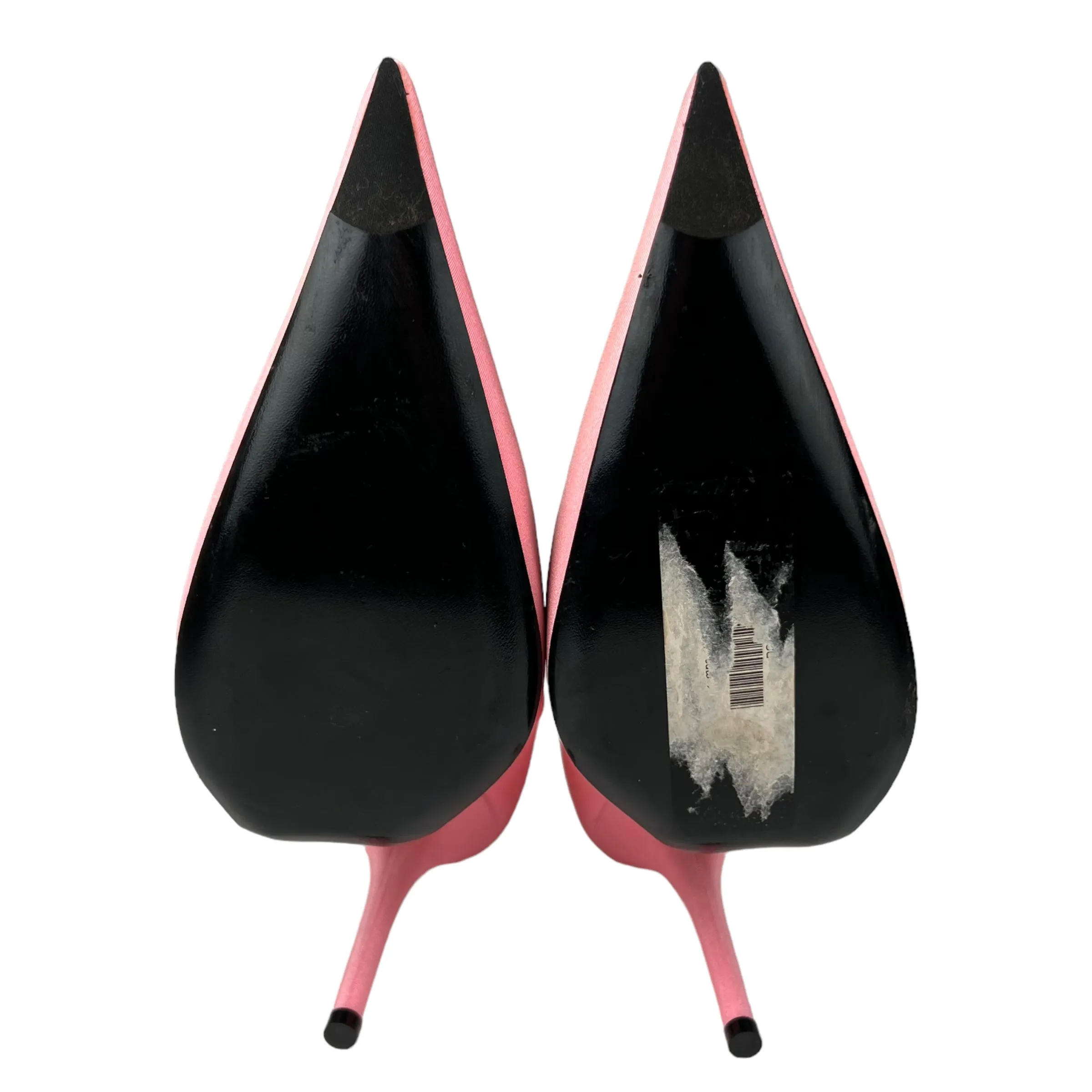 Balenciaga SS 2017 Pink Spandex Knife Pumps