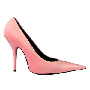 Balenciaga SS 2017 Pink Spandex Knife Pumps