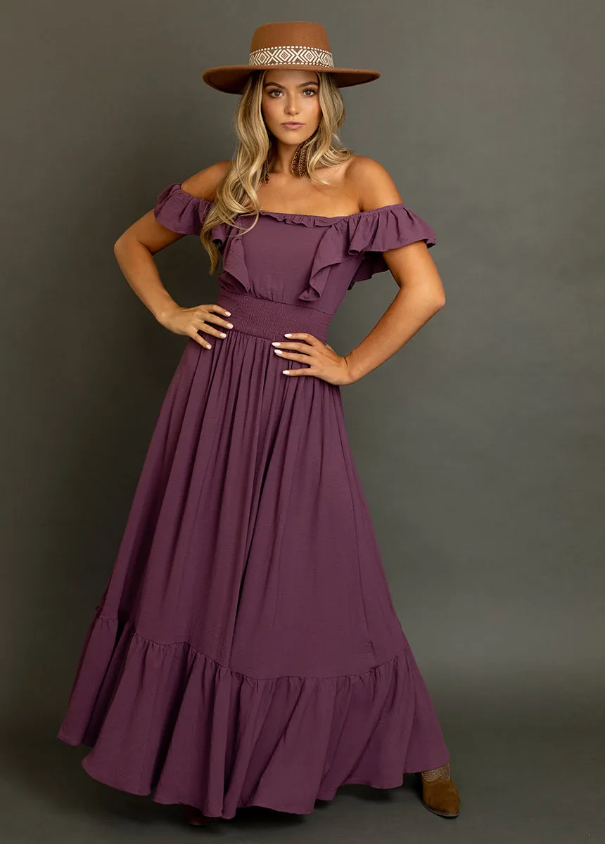 Dawn Dress in Dusty Iris