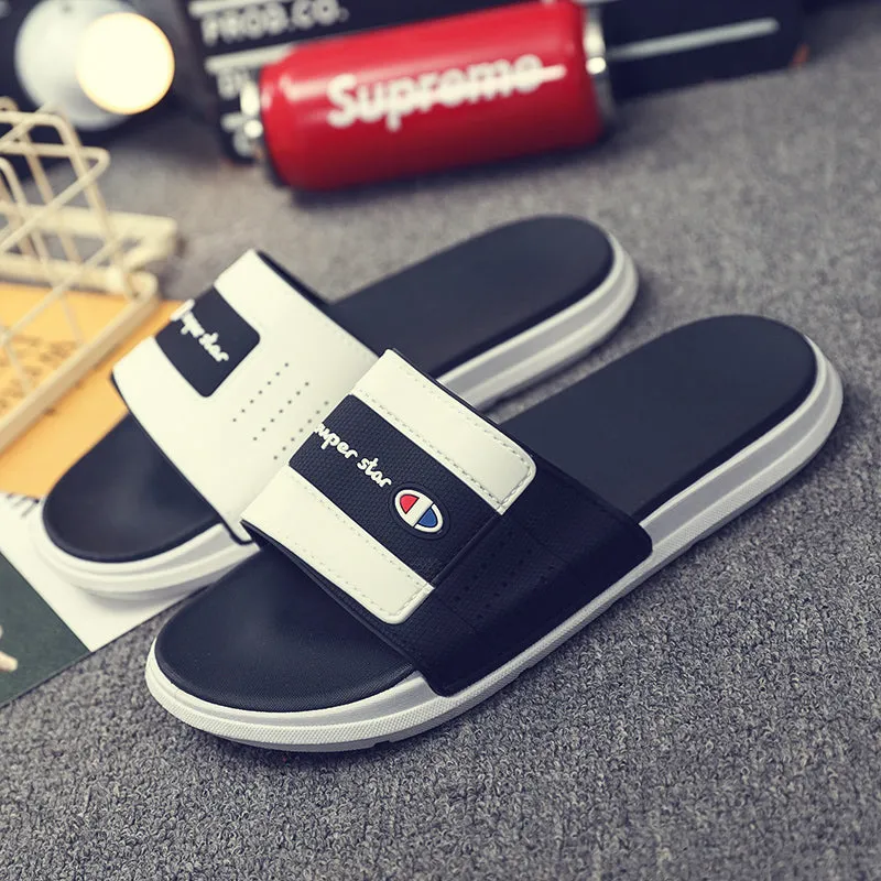 Fashionable male and female sandals Slippers