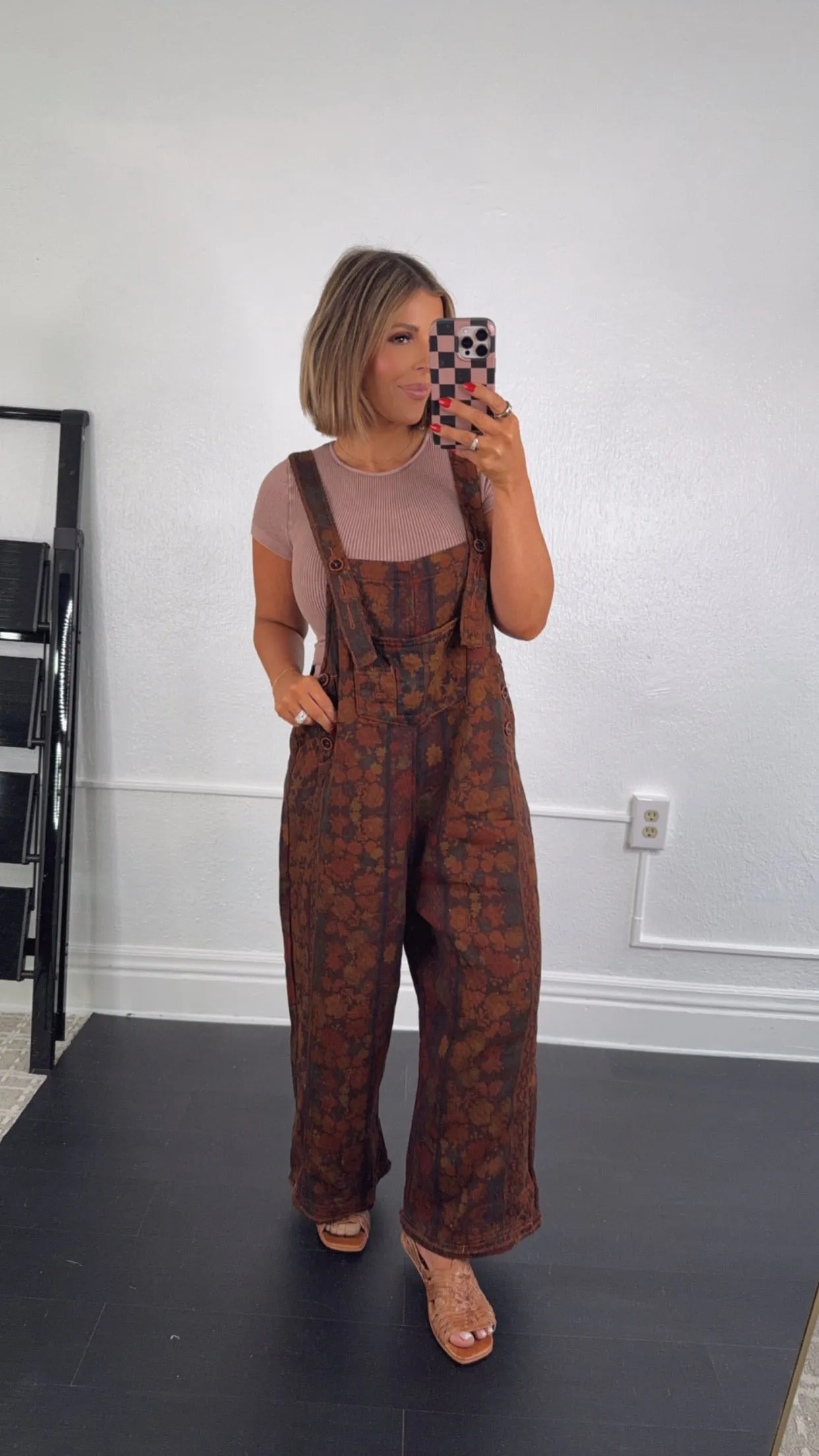 Forever Bloom Boho Bib Jumpsuit
