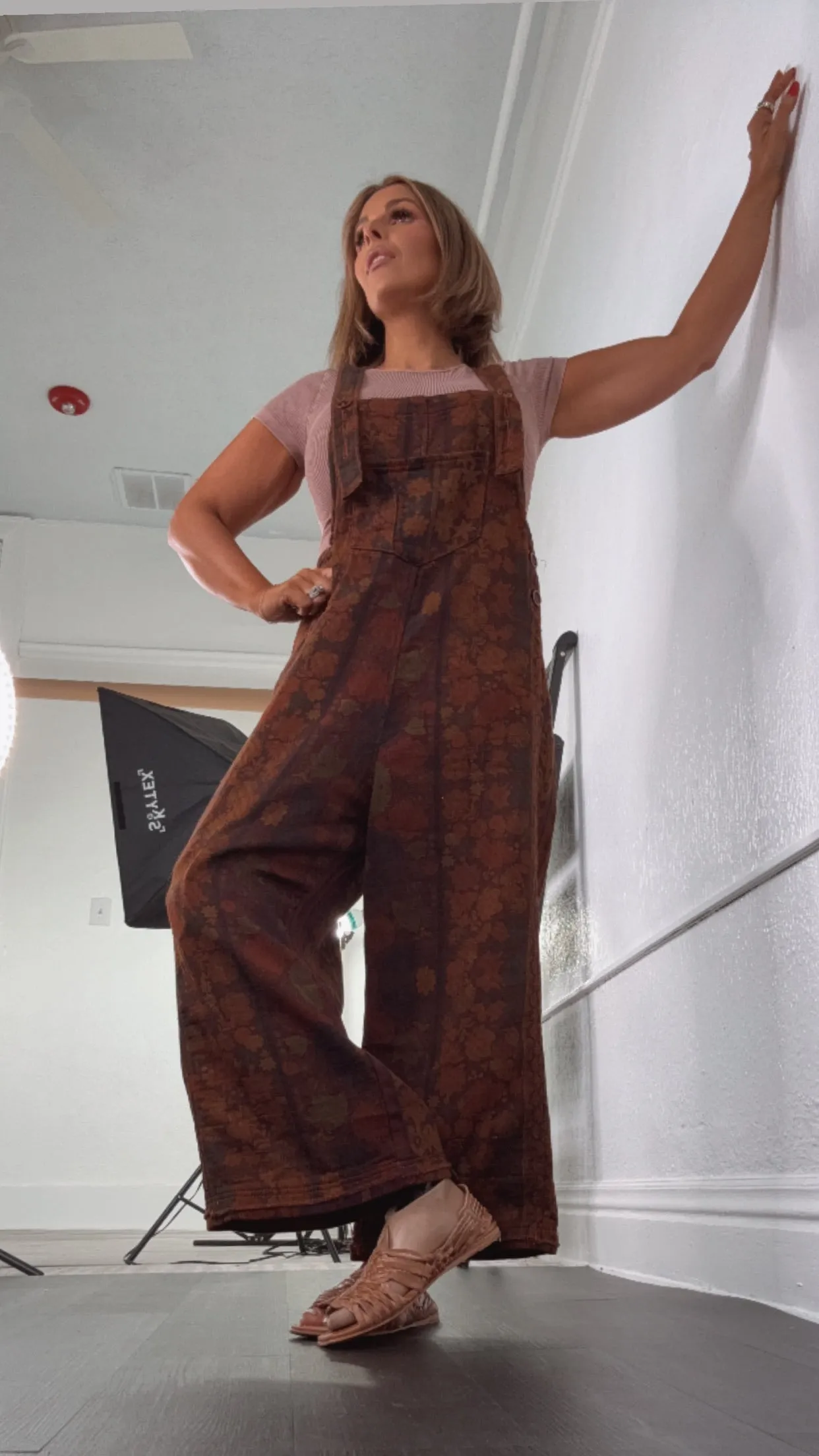 Forever Bloom Boho Bib Jumpsuit