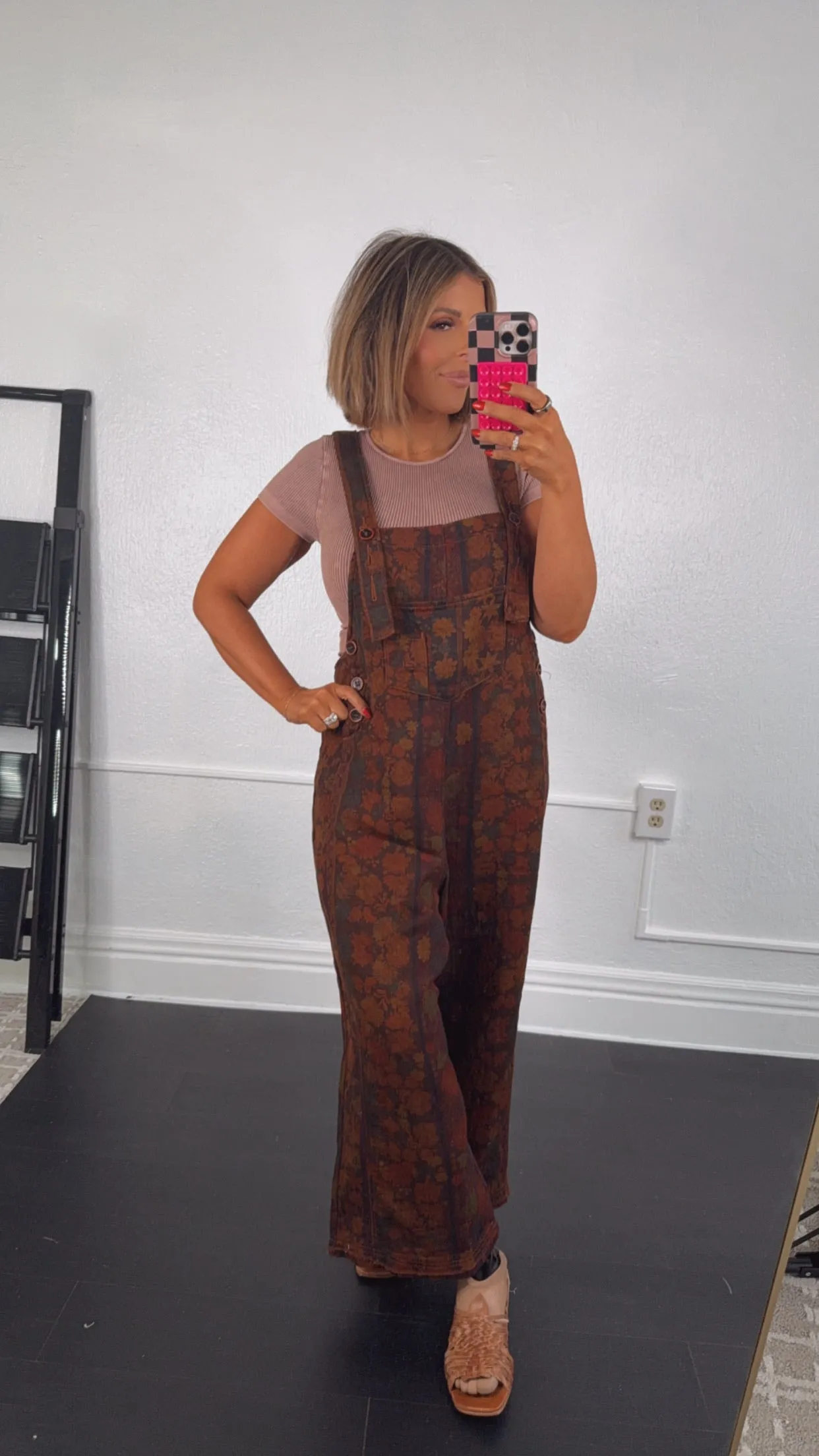 Forever Bloom Boho Bib Jumpsuit