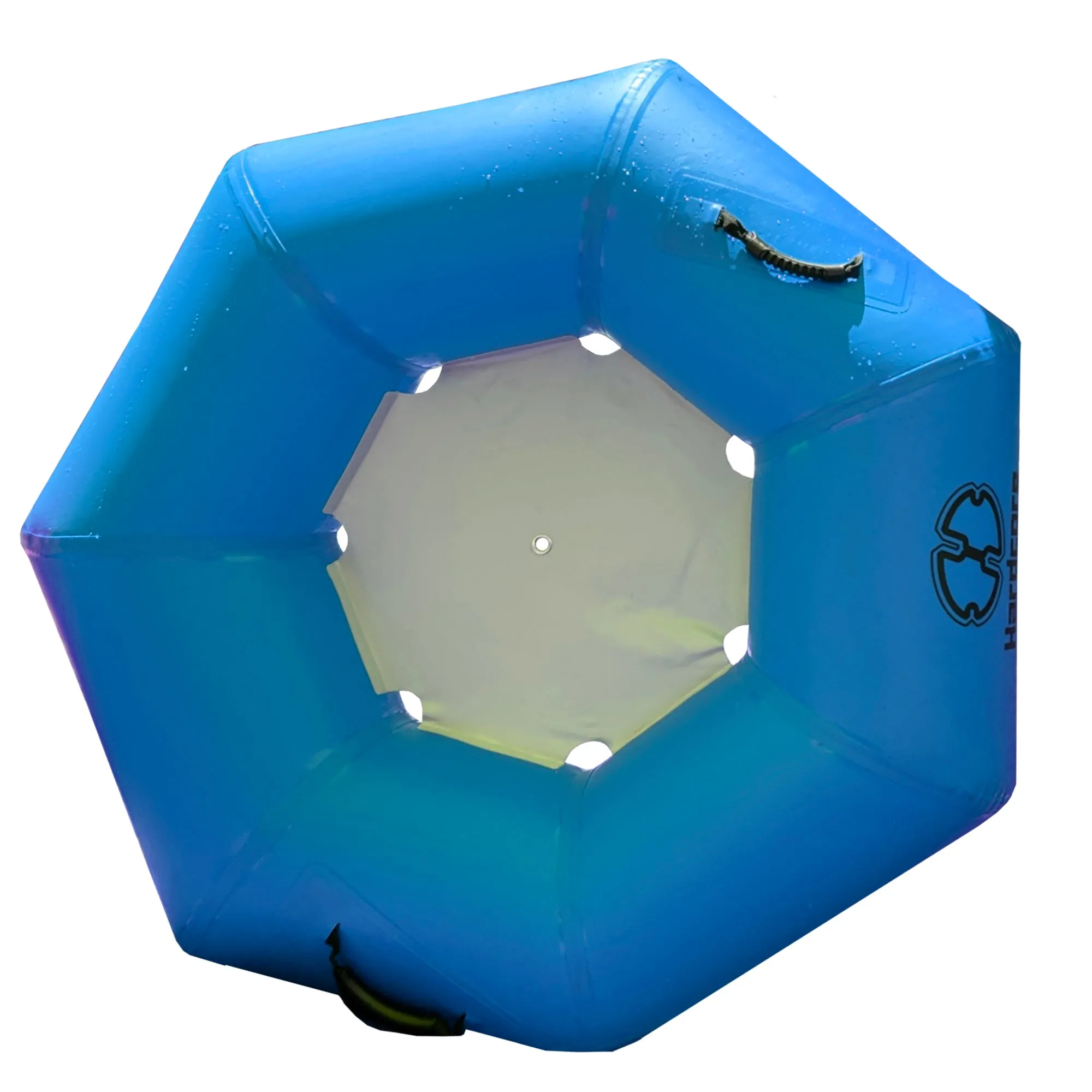 Hardcore River Tube with Durable Triple-Layer PVC, Ergonomic Seven-Sided Design, Intuitive Handles, and C7 Valve Inflation  Ideal for Tubing Adventures