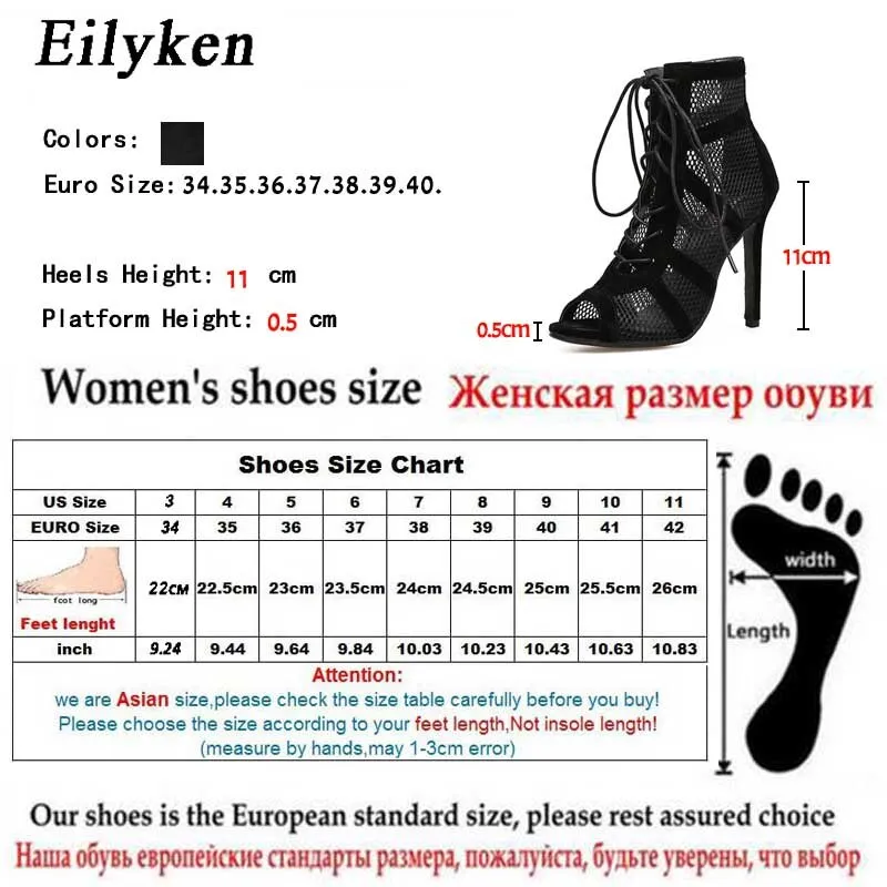 High Heel Black Sandals with Ankle Strap for Fashionable Women