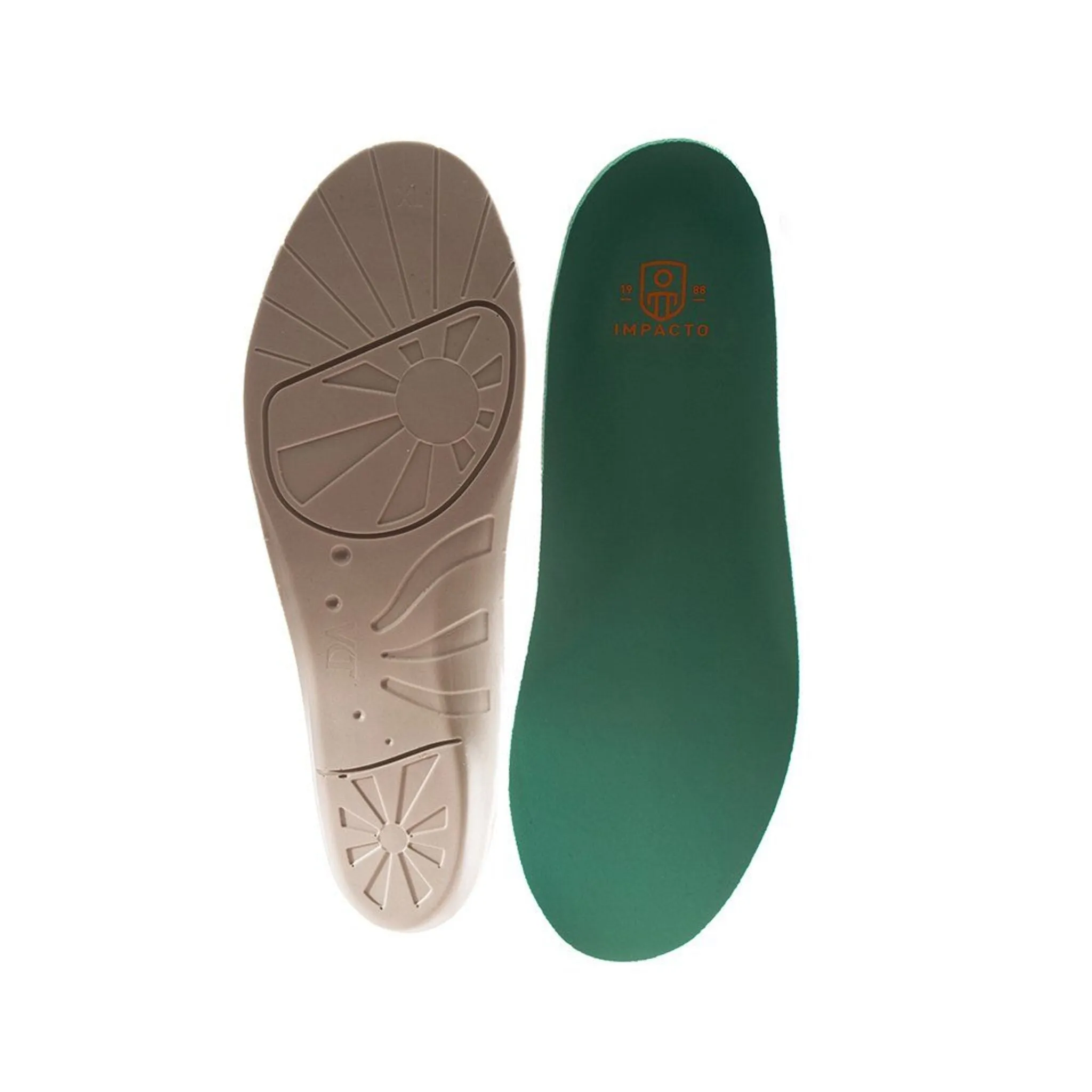 Impacto Airsol Molded Insole – Cushioning, Molded Arch Support, Breathable, Trim-to-Fit, Durable Comfort for All-Day Wear & Foot Fatigue Relief