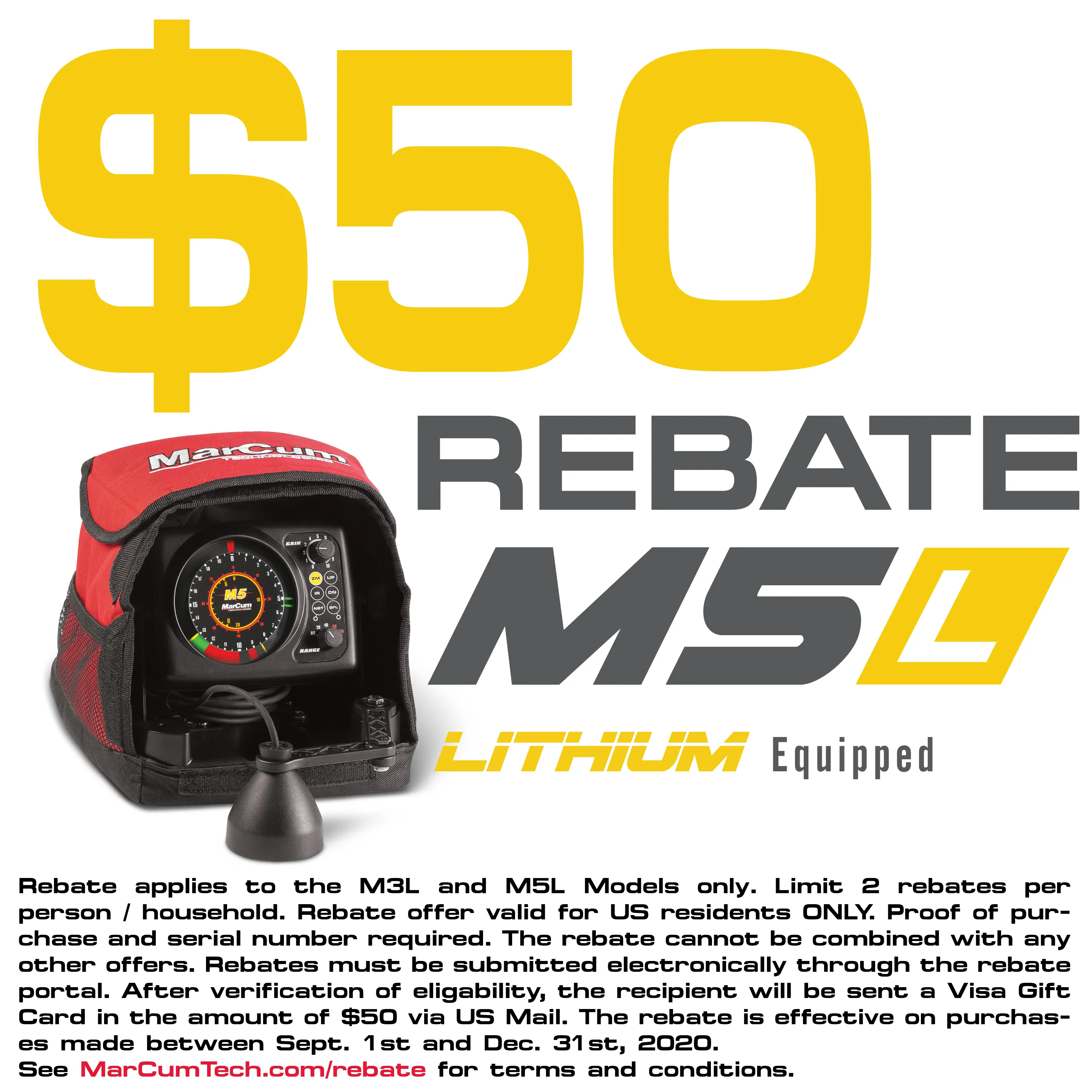 Marcum M5L (Lithium Equipped)