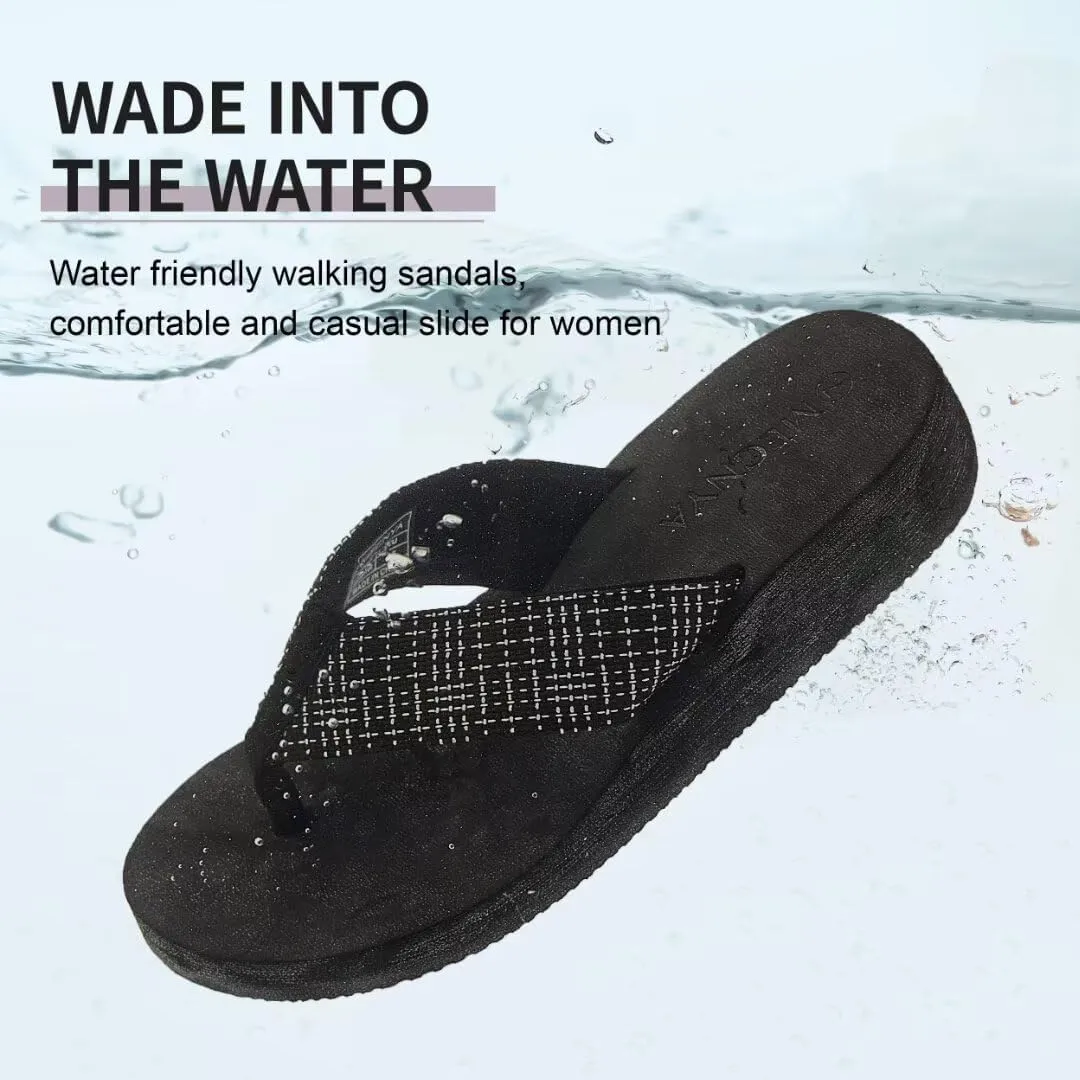 MEGNYA Womens Flip Flops/Sandals/Summer Beach Slippers