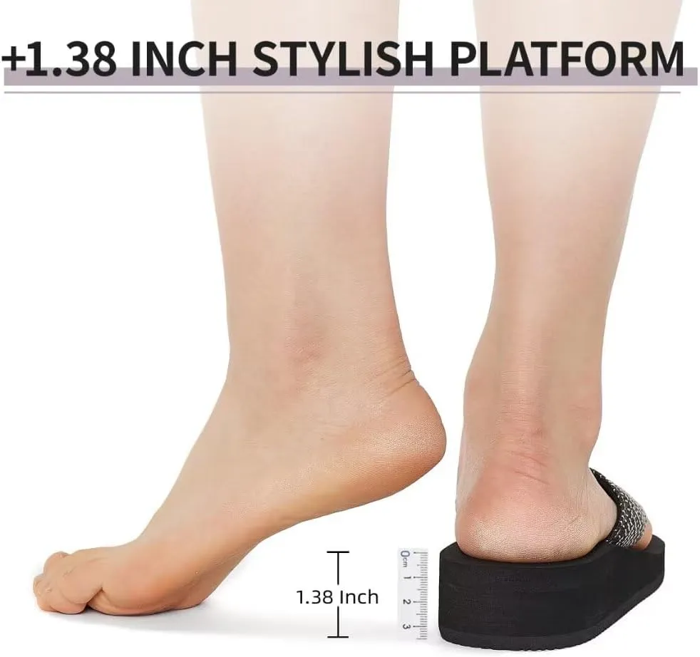 MEGNYA Womens Flip Flops/Sandals/Summer Beach Slippers