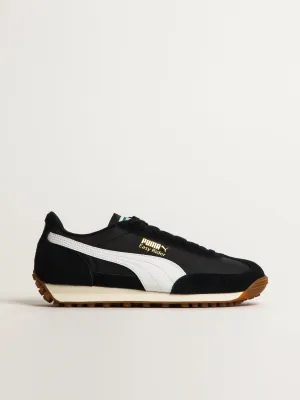 MENS PUMA EASY RIDER VINTAGE SNEAKER - BLACK/WHITE