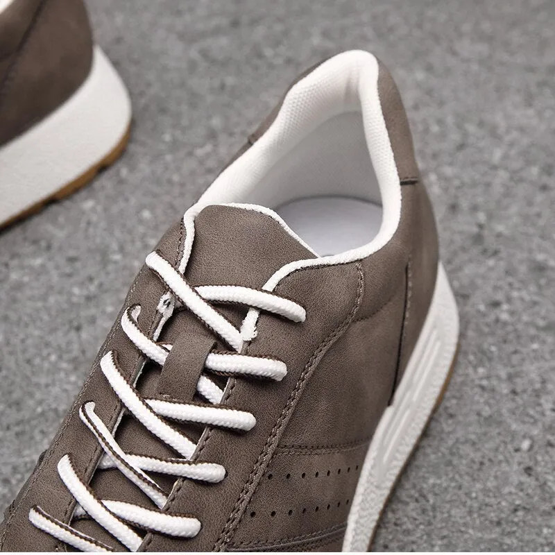 West Louis Leather Comfy Walking Jogging Sneakers