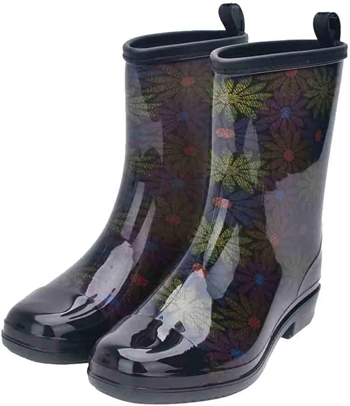 Womens Rain Boots Knee High Mens Grounded Footwear Booties And Ankle Boot Heels Slip On Barefoot Shoes Womens Rain Boots Waterproof Platform Rubber Chelsea Boots