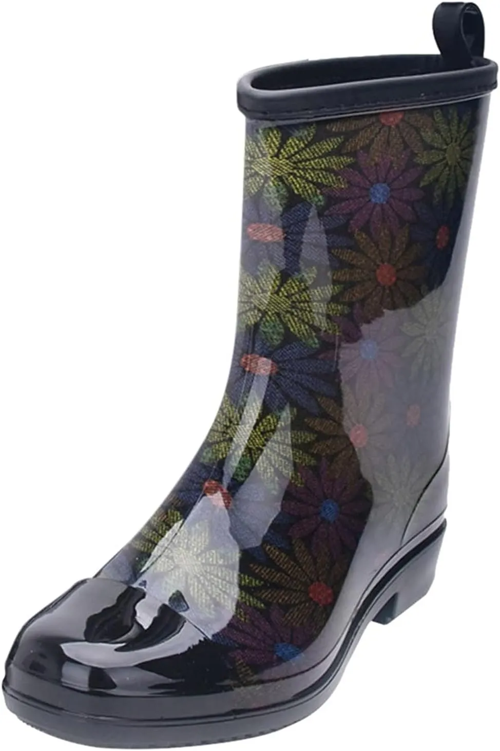 Womens Rain Boots Knee High Mens Grounded Footwear Booties And Ankle Boot Heels Slip On Barefoot Shoes Womens Rain Boots Waterproof Platform Rubber Chelsea Boots